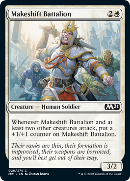 Makeshift Battalion - Core Set 2021 Spoiler