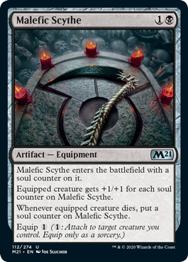 Malefic Scythe - Core Set 2021 Spoiler