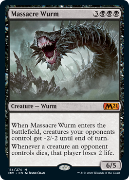 Massacre Wurm - Core Set 2021 Spoiler