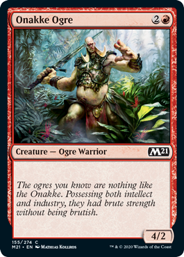 Onakke Ogre - Core Set 2021 Spoiler