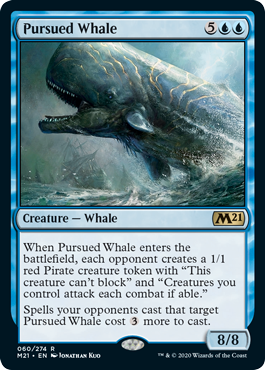 Pursued Whale - Core Set 2021 Spoiler