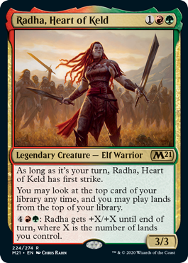 Radha, Heart of Keld - Core Set 2021 Spoiler