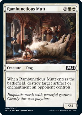 Rambunctious Mutt - Core Set 2021 Spoiler