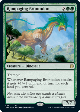 Rampaging Brontodon - Jumpstart Spoiler