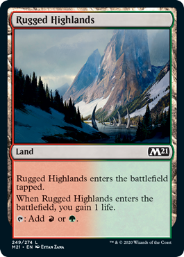 Rugged Highlands - Core Set 2021 Spoiler