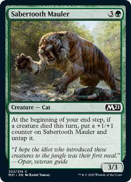 Sabertooth Mauler - Core Set 2021 Spoiler