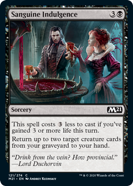 Sanguine Indulgence - Core Set 2021 Spoiler