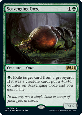 Scavenging Ooze - Core Set 2021 Spoiler