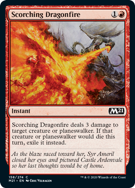 Scorching Dragonfire - Core Set 2021 Spoiler