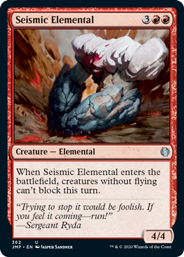 Seismic Elemental - Jumpstart Spoiler