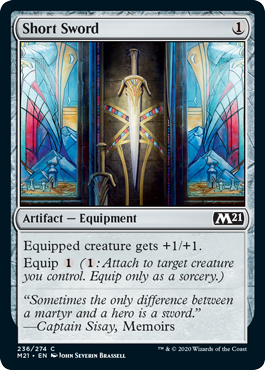 Short Sword - Core Set 2021 Spoiler