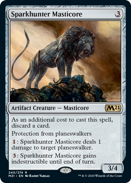 Sparkhunter Masticore - Core Set 2021 Spoiler