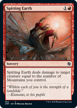 Spitting Earth - Jumpstart Spoiler