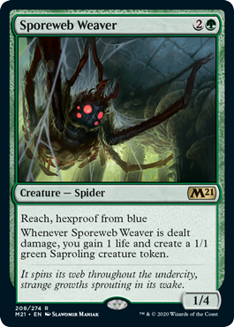 Sporeweb Weaver - Core Set 2021 Spoiler