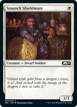 Staunch Shieldmate - Core Set 2021 Spoiler