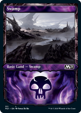 Swamp (Variant) - Core Set 2021 Spoiler