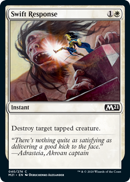 Swift Response - Core Set 2021 Spoiler