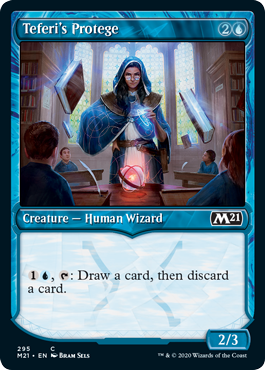 Teferi's Protege (Variant) - Core Set 2021 Spoiler