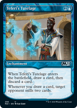 Teferi's Tutelage (Variant) - Core Set 2021 Spoiler