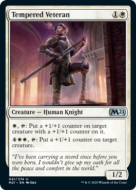 Tempered Veteran - Core Set 2021 Spoiler