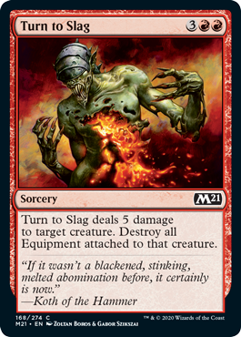 Turn to Slag - Core Set 2021 Spoiler