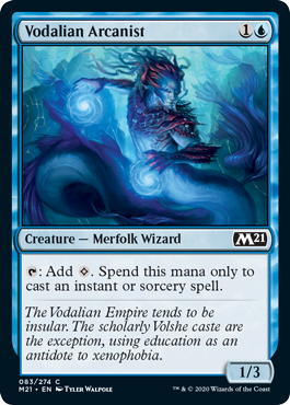 Vodalian Arcanist - Core Set 2021 Spoiler