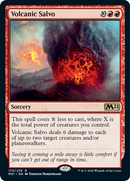 Volcanic Salvo - Core Set 2021 Spoiler