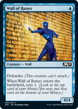 Wall of Runes - Core Set 2021 Spoiler