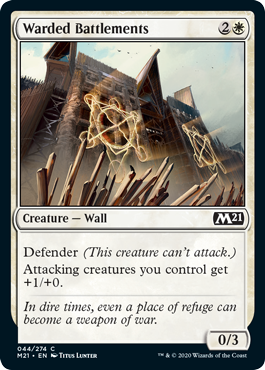 Warded Battlements - Core Set 2021 Spoiler