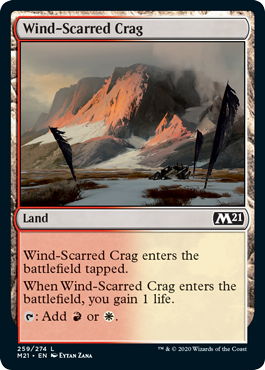 Wind-Scarred Crag - Core Set 2021 Spoiler
