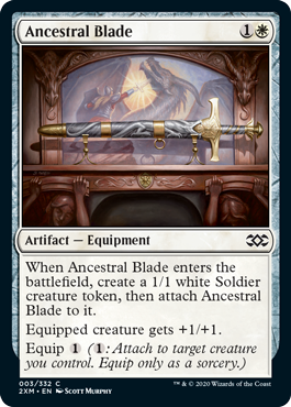 Ancestral Blade - Double Masters Spoiler