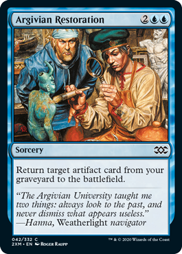 Argivian Restoration - Double Masters Spoiler