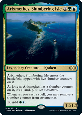 Arixmethes, Slumbering Isle - Double Masters Spoilers