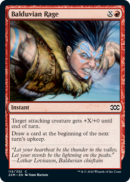 Balduvian Rage - Double Masters Spoiler