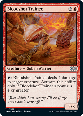 Bloodshot Trainee - Double Masters Spoiler