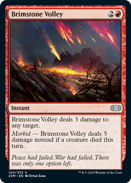 Brimstone Volley - Double Masters Spoiler