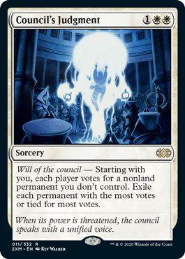 Council's Judgment - Double Masters Spoilers