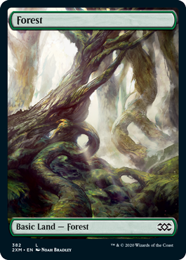 Forest (Variant)- Double Masters Spoiler