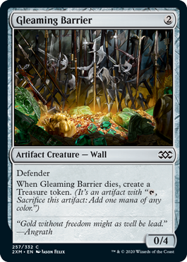 Gleaming Barrier - Double Masters Spoiler