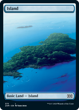 Island (Variant) 1 - Double Masters Spoiler