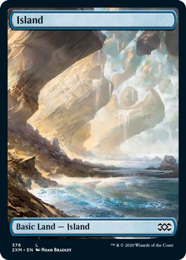 Island (Variant)- Double Masters Spoiler