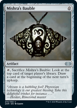 Mishra's Bauble - Double Masters Spoilers