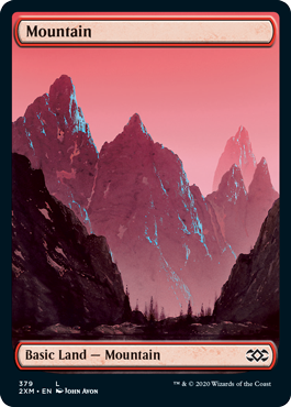 Mountain (Variant) 1 - Double Masters Spoiler