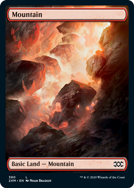 Mountain (Variant)- Double Masters Spoiler
