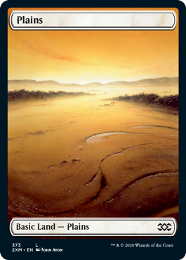 Plains (Variant) 1 - Double Masters Spoiler