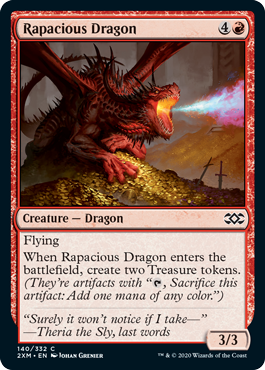 Rapacious Dragon - Double Masters Spoiler