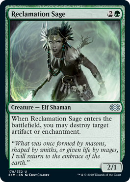 Reclamation Sage - Double Masters Spoiler