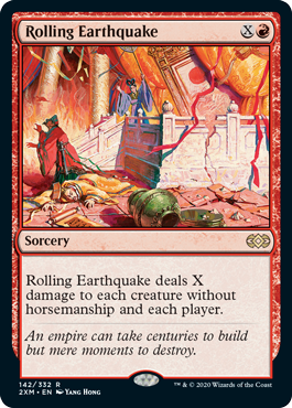Rolling Earthquake - Double Masters Spoilers