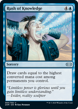 Rush of Knowledge - Double Masters Spoiler
