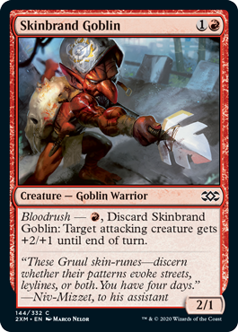 Skinbrand Goblin - Double Masters Spoiler